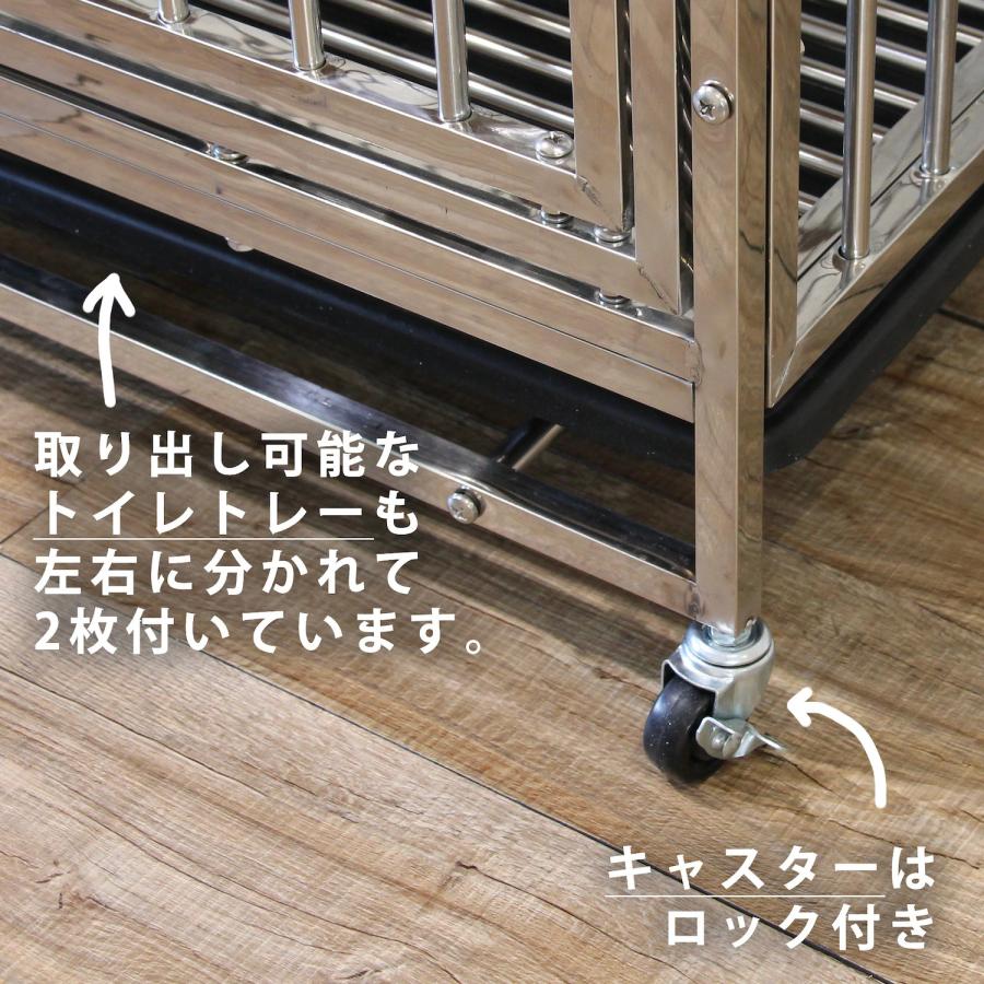 【即日発送・送料無料】大型ペットケージ 木板 ステンレス製【Shopify公式決済】